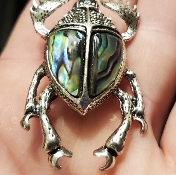 New Abalone Shell Pin Brooch. - Picture 9 of 16